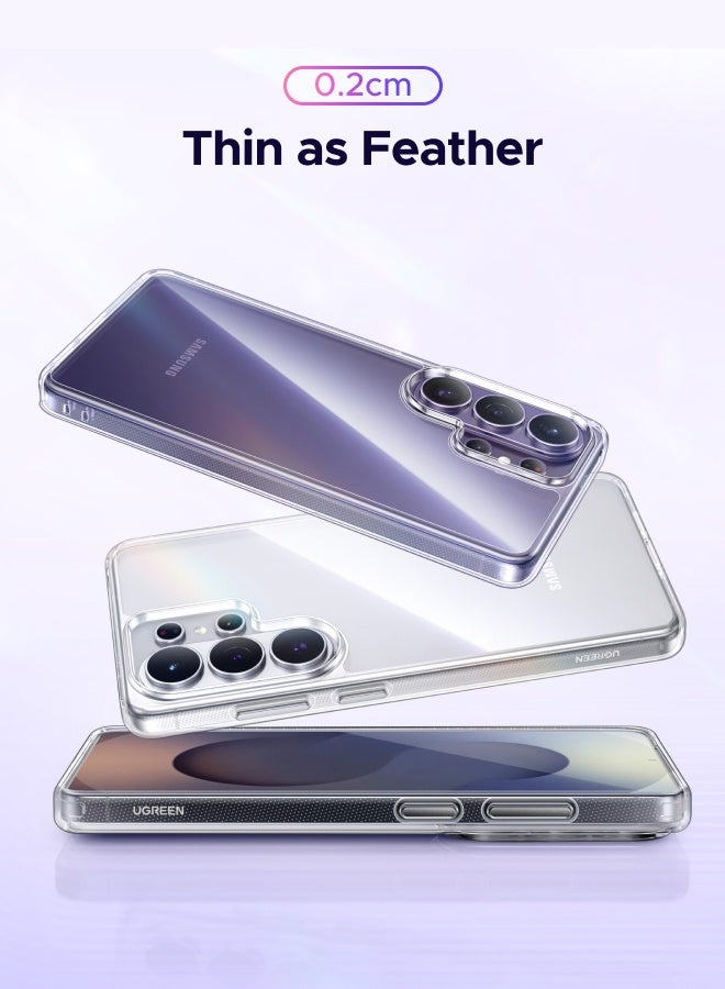 Ugreen Samsung Galaxy S26 Ultra Case Clear, [iCrystal Tech] [Drop Protection] Delays Yellowing Cover for S26 Ultra Case with Shockproof Bumper, Transparent Slim Clear Case for Galaxy S26 Ultra - Image 4